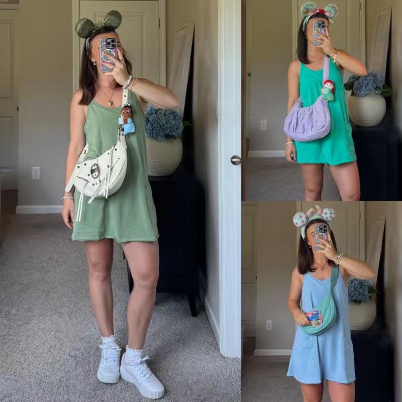 🔥Summer Sale🔥Womens Summer Sleeveless Mini Dress V Neck Spaghetti